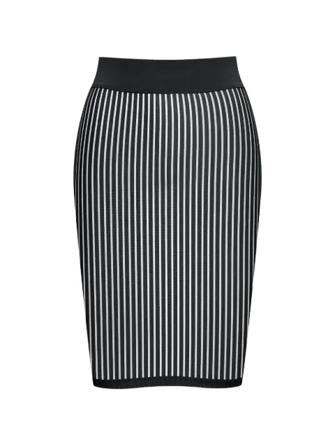 Maison Close falda recta a rayas