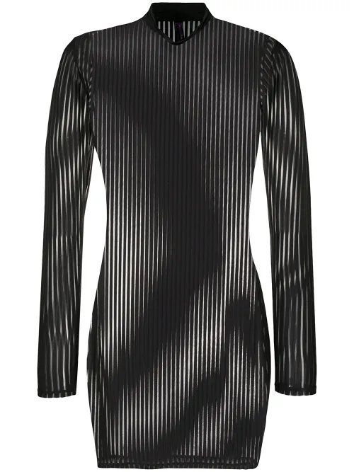 Robe rayée à effet de transparence - Maison Close - Modalova