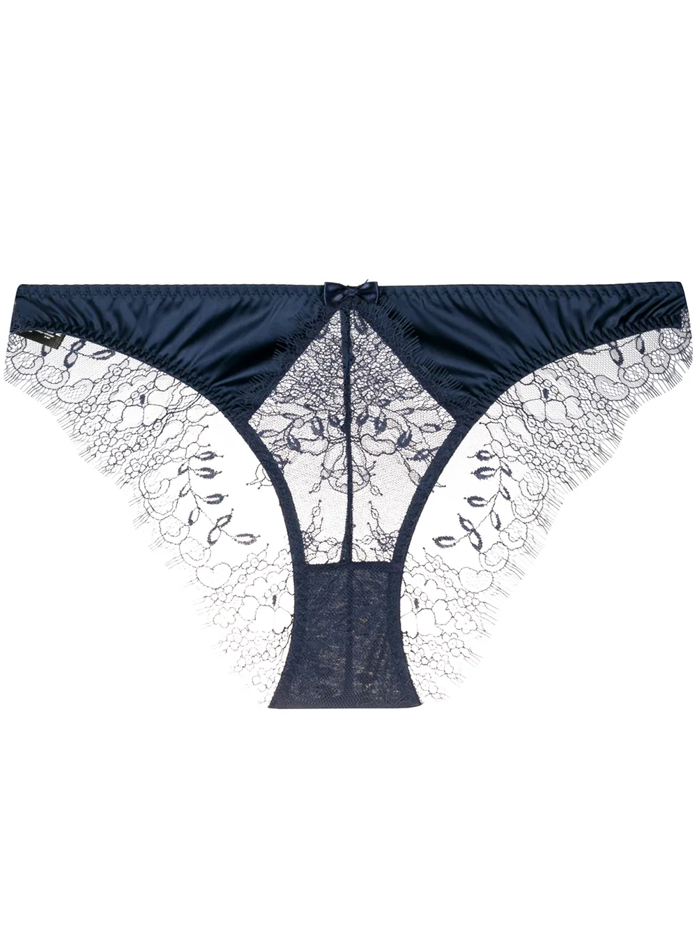 

Maison Close calzones con detalle de encaje - Azul