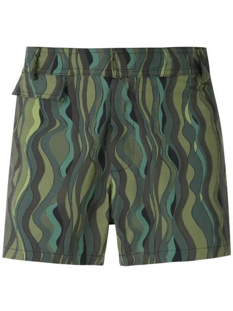 Amir Slama shorts de playa Ondas de fibra tactel