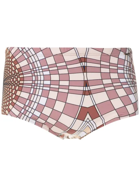 Amir Slama Cocar print trunks