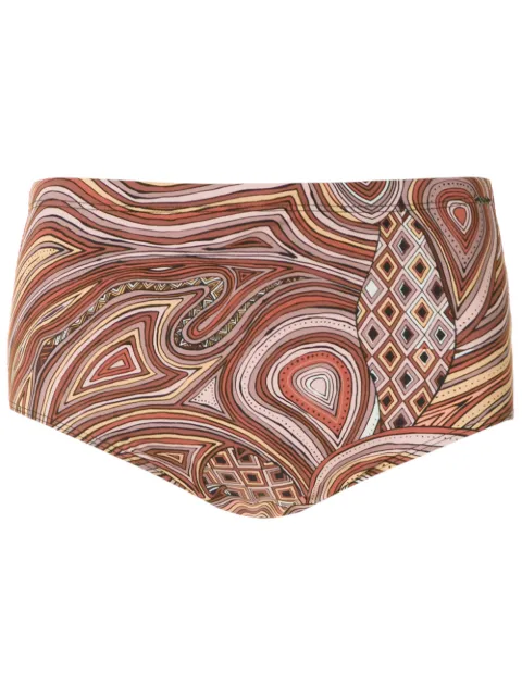 Amir Slama shorts de playa Marajoara estampado