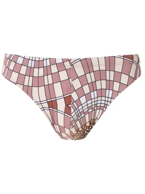 Amir Slama Badehose mit "Cocar"-Print