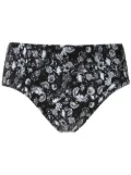Amir Slama Margarida print trunks - Black