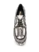 Prada brushed effect platform lace-up shoes
