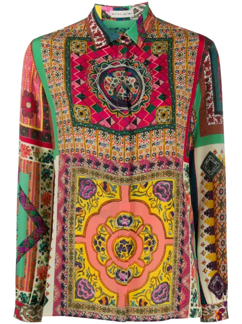 etro patchwork shirt