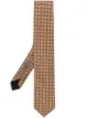 Image 1 of Lardini geometric print silk tie