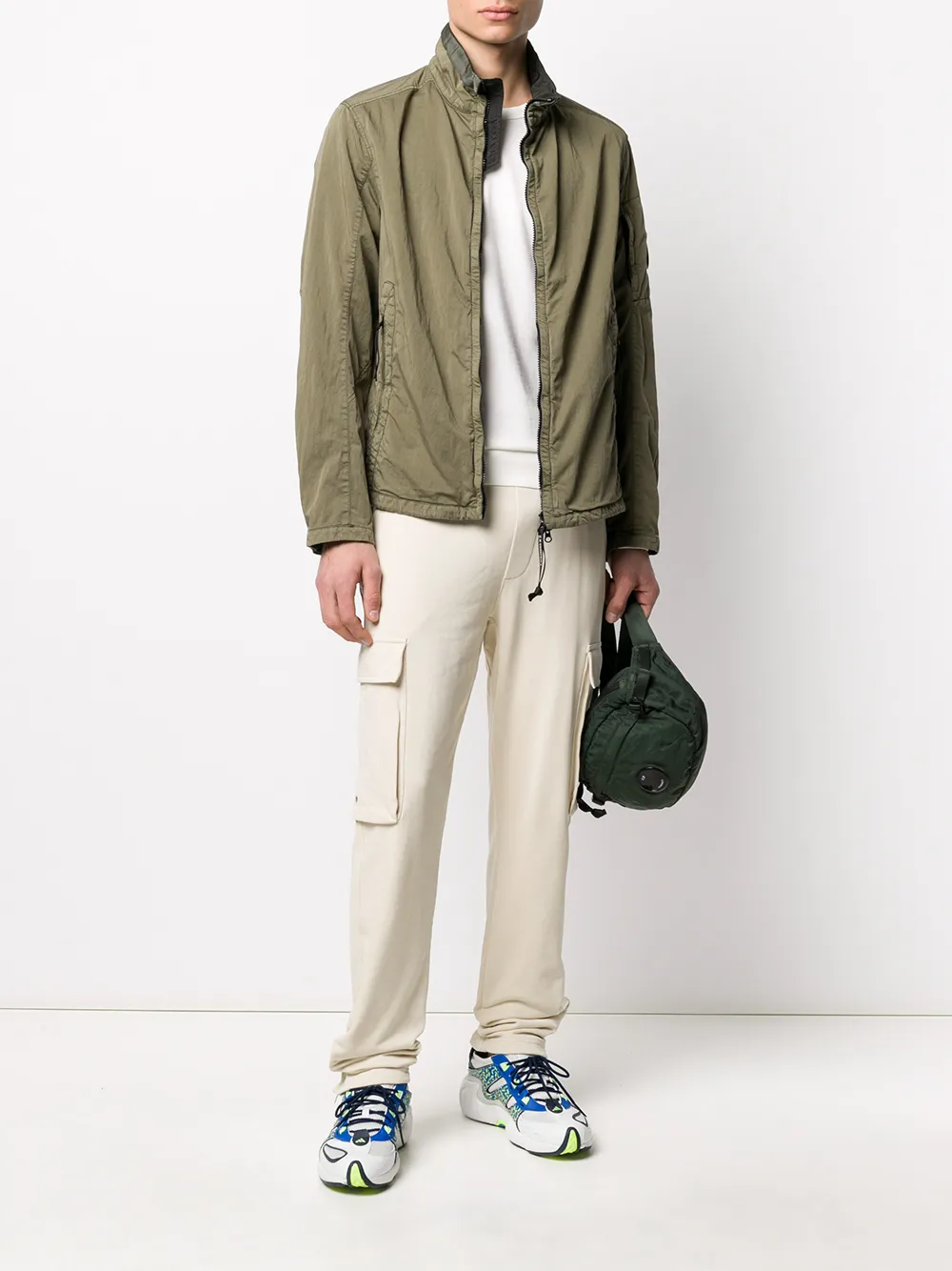 cp company khaki tracksuit