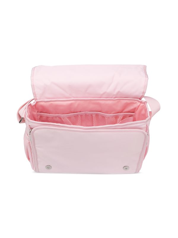 pink armani changing bag