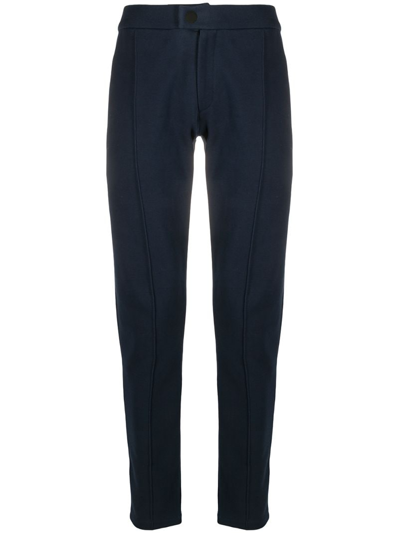 Shop Ron Dorff Tennis Piqué Trousers In Blue