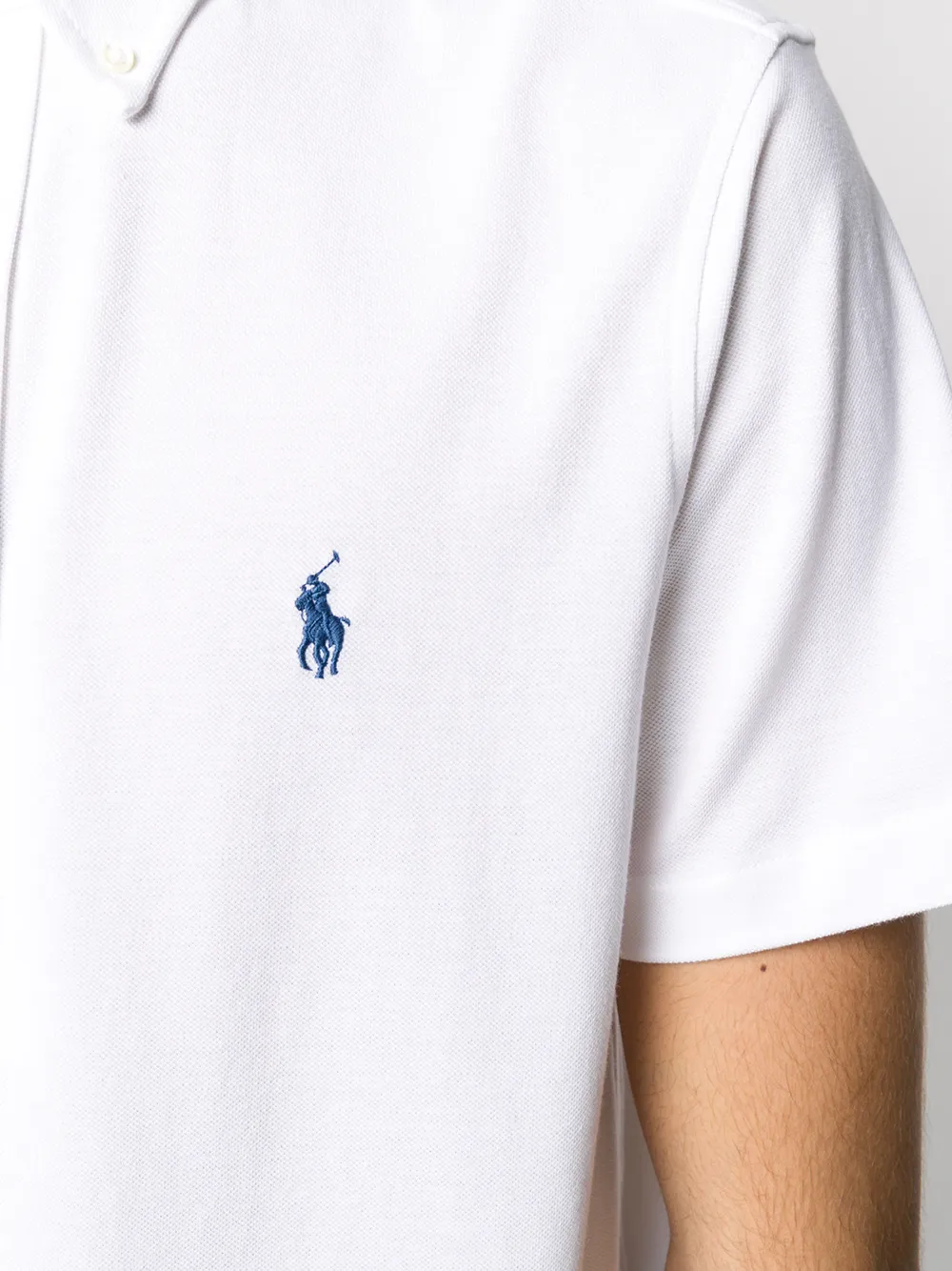 Polo Ralph Lauren Embroidered Logo Polo Shirt - Farfetch