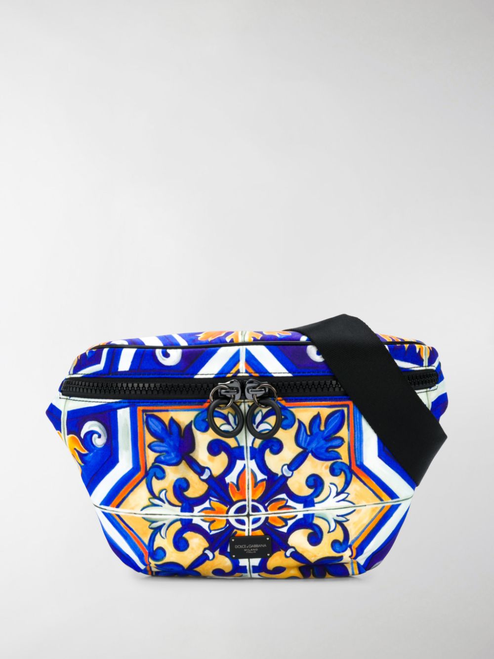 DOLCE & GABBANA MAIOLICA PRINT BELT BAG,BM1760AX53415042748