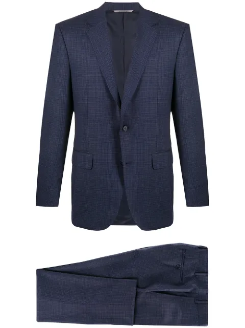 Canali checked two-piece suit