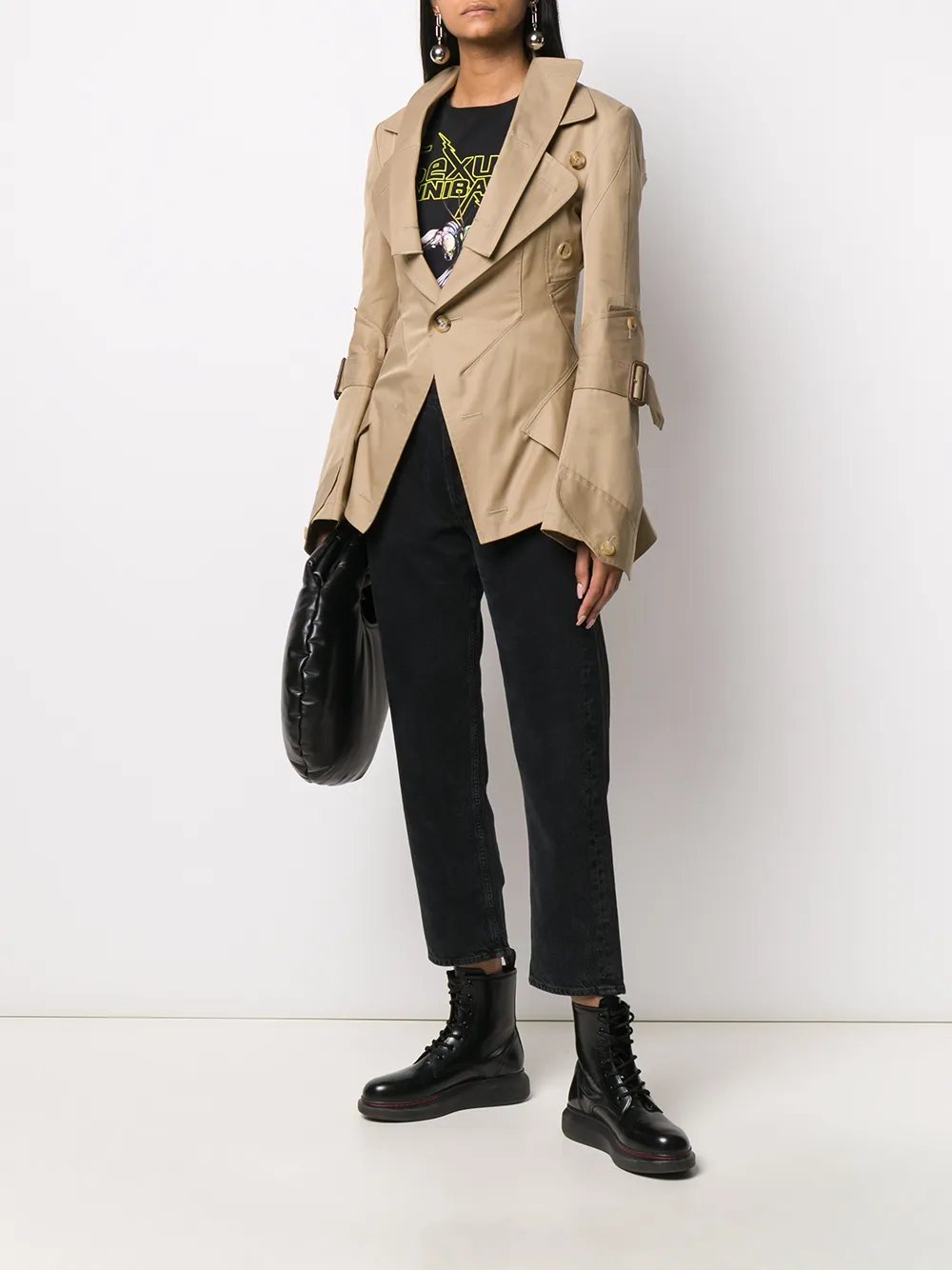 Junya Watanabe button-embellished gabardine blazer | Blazers | Image 2