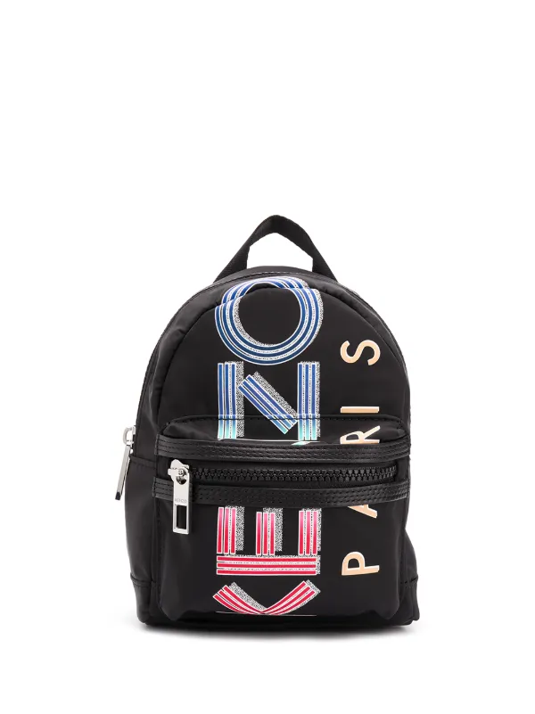 large kenzo logo backpack