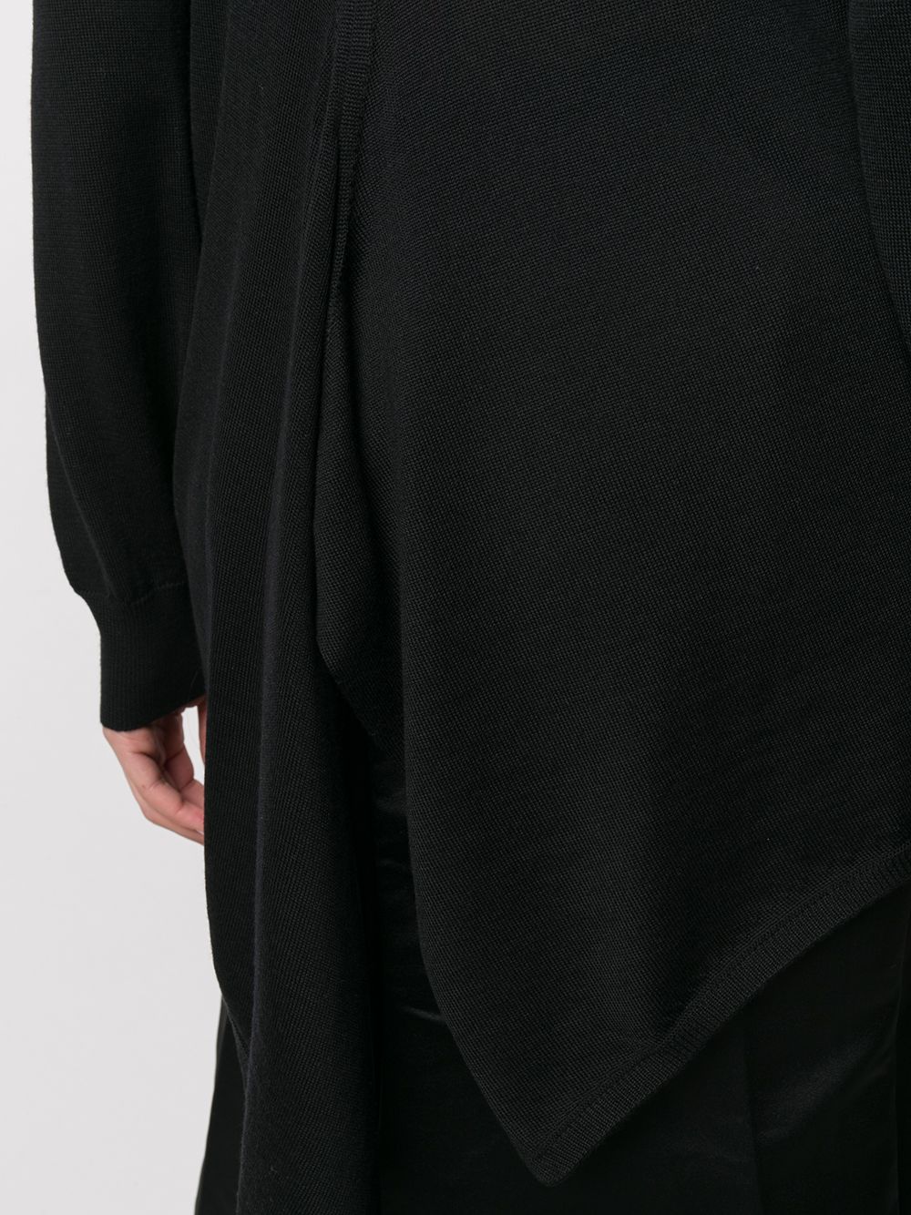 фото Comme des garçons draped knitted jumper