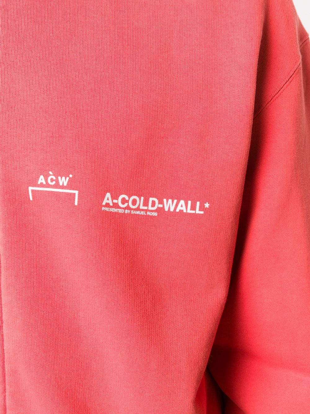 фото A cold wall logo print hoodie