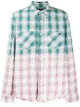 Image 1 of AMIRI frayed checked shirt