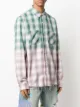AMIRI frayed checked shirt