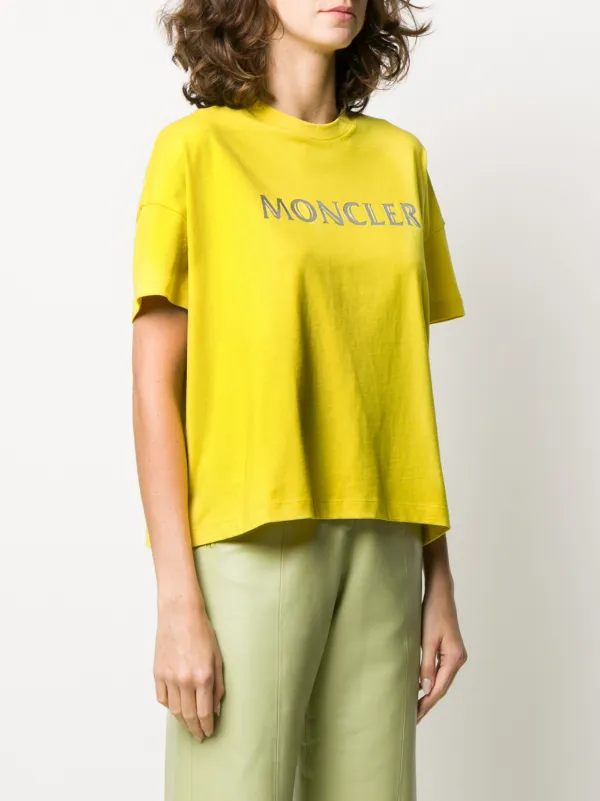 yellow moncler t shirt