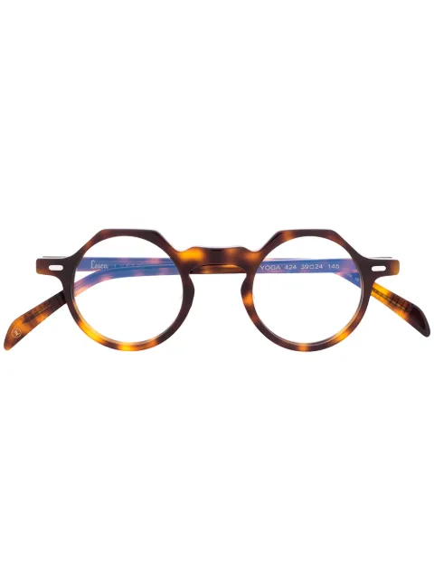 Lesca Yoga tortoiseshell glasses