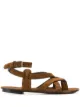 Image 1 of Saint Laurent Culver wrap-around sandals