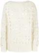 Image 1 of Calvin Klein chunky knit cut-out detail jumper