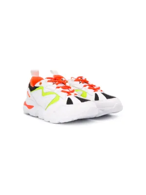 Msgm Kids حذاء رياضي بكعب سميك متباين اللون