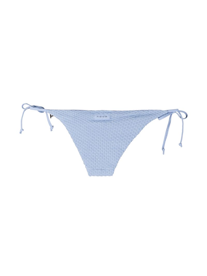 Shop Fisico Textured Bikini Bottom In Blue