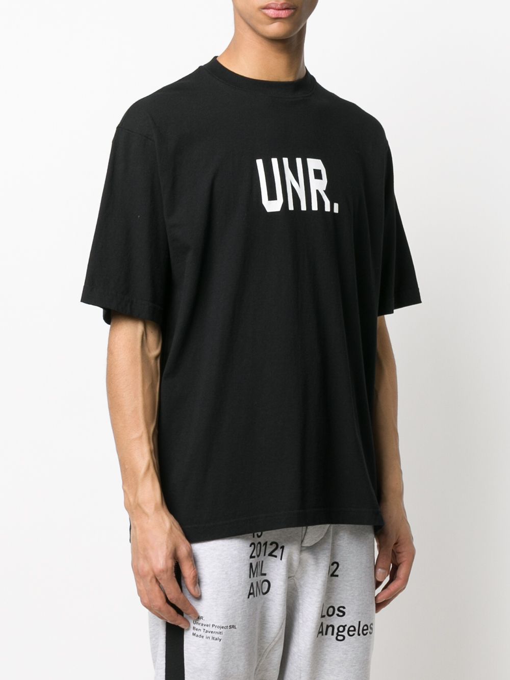 фото Unravel project street view print t-shirt