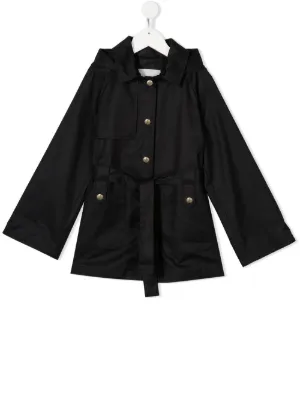 girls wool coat with hood