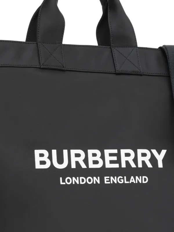 black burberry tote bag