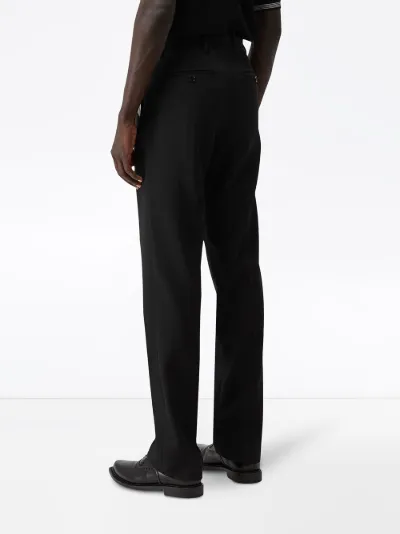 straight-leg tailored trousers 