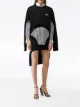 Image 2 of Burberry cut-out panel swan print jumper