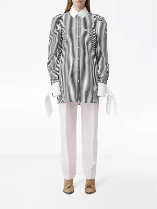 burberry striped dress