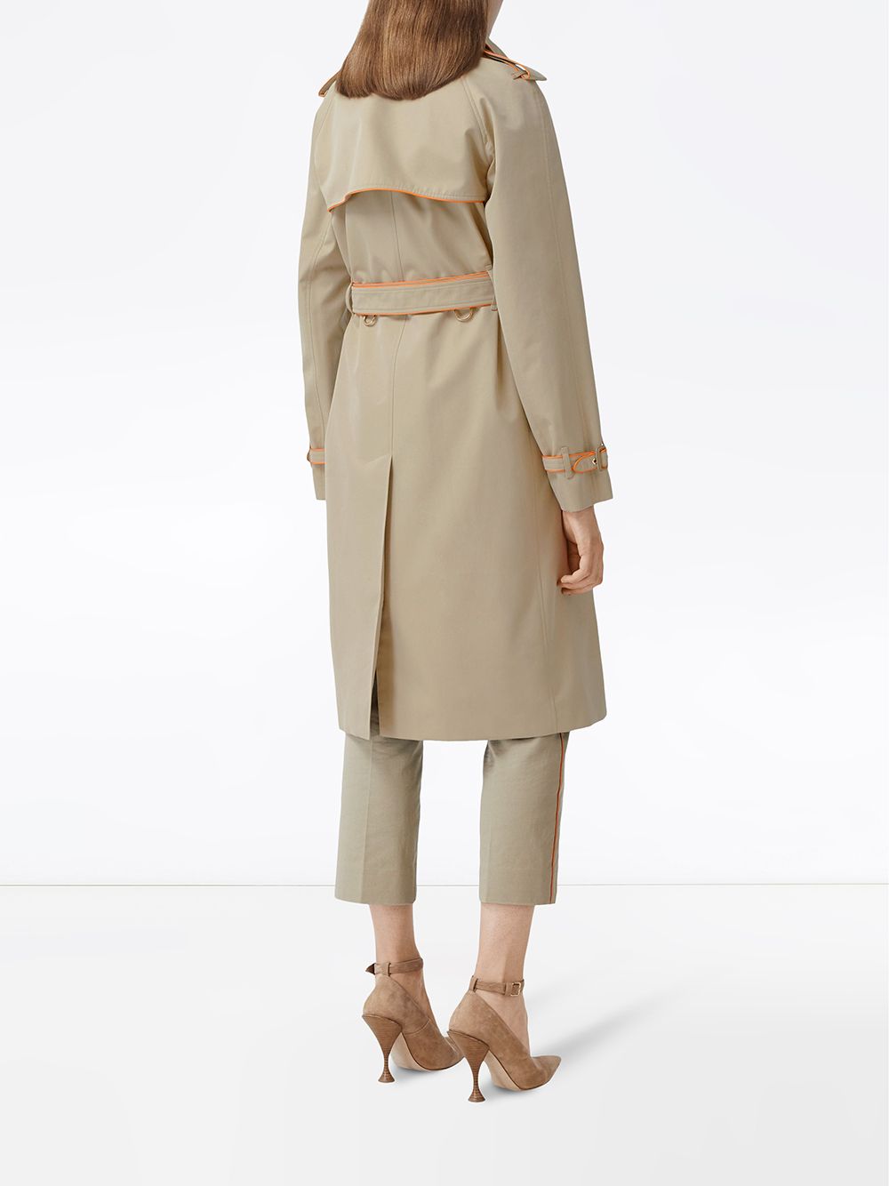 Burberry pipe-trimmed Trench Coat - Farfetch