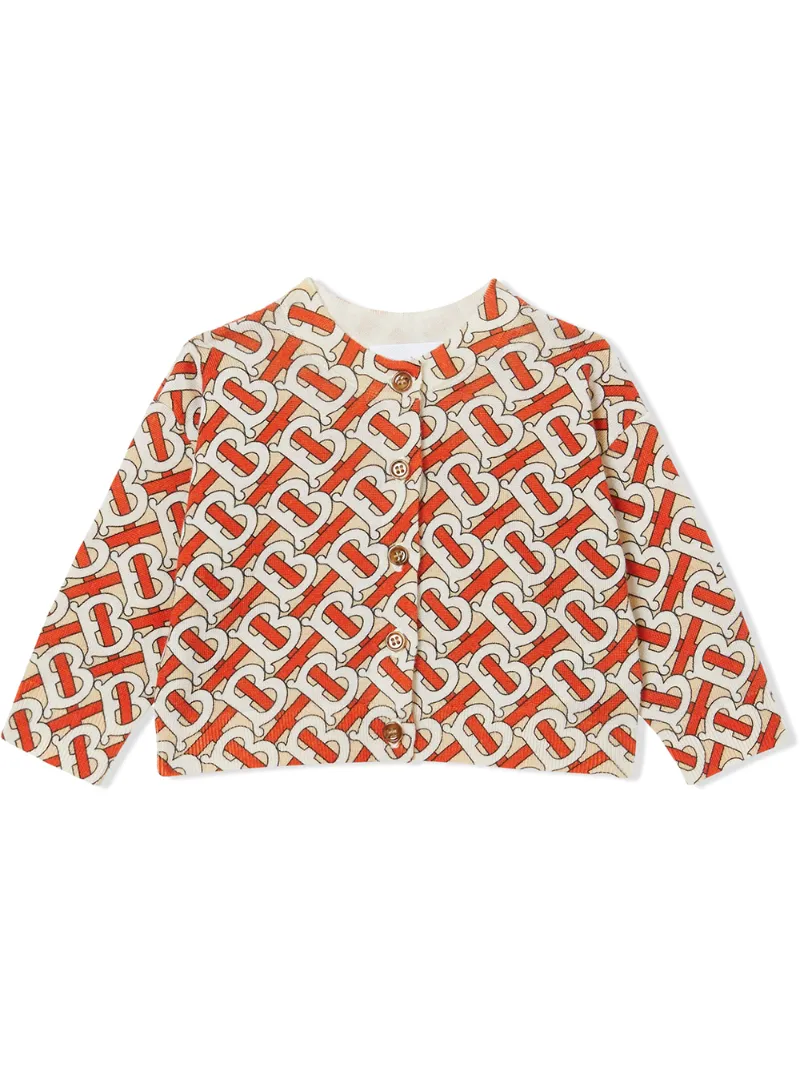 Click to view more detailed imagery on our partner's website Burberry Babies' Monogram Print Two-piece Gift Set In Neutrals
