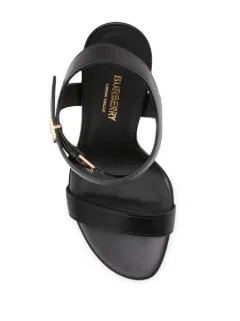 burberry leather sandals