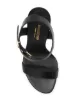 Burberry monogram motif leather sandals