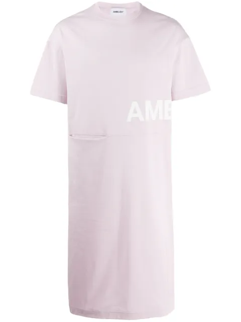 AMBUSH long-line logo-print T-shirt