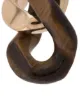 Bottega Veneta twisted hoop earrings