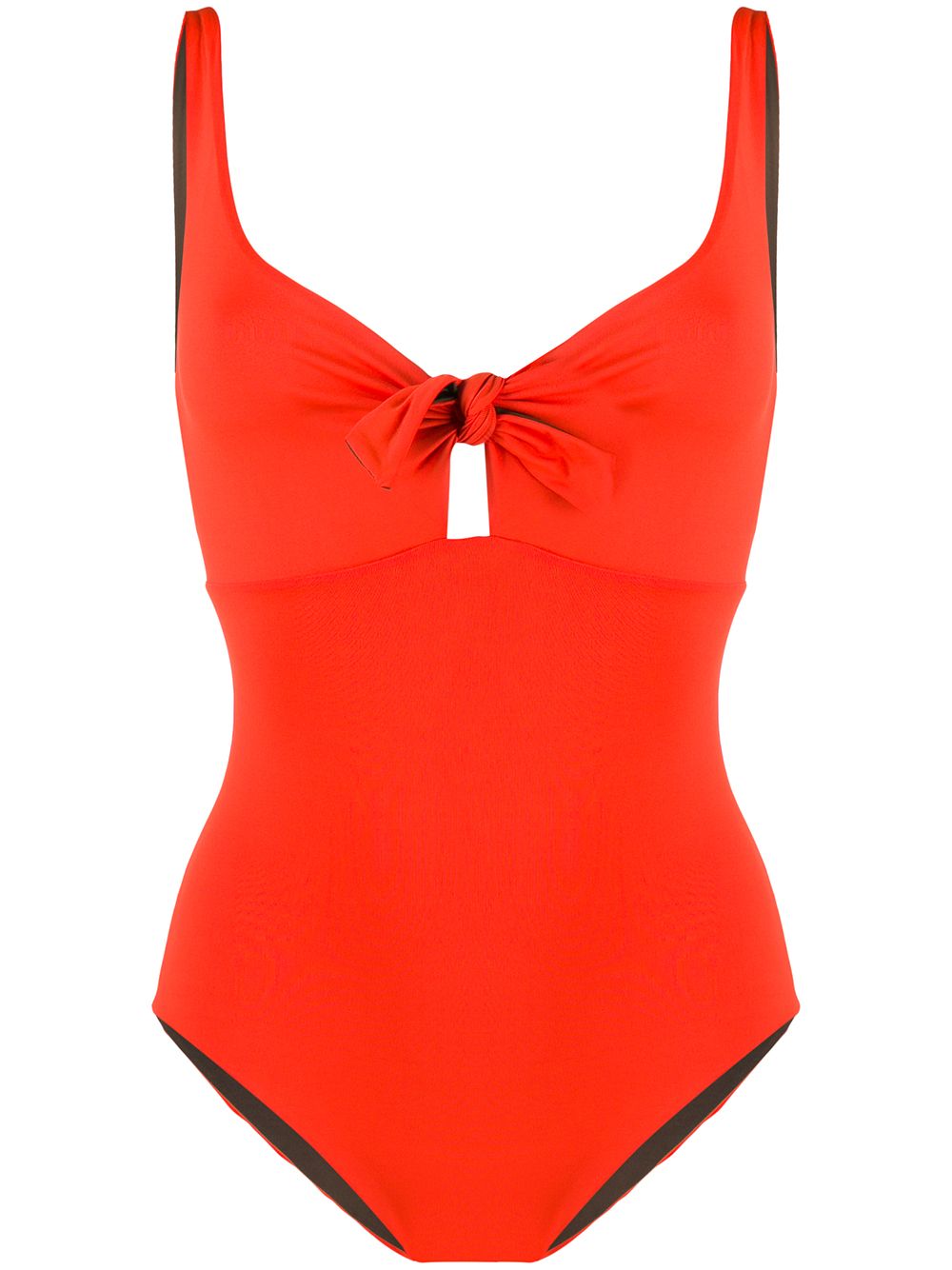 Fisico Reversible Swimsuit In Orange