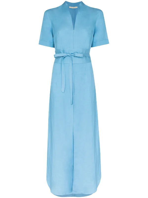 linen blend maxi dress
