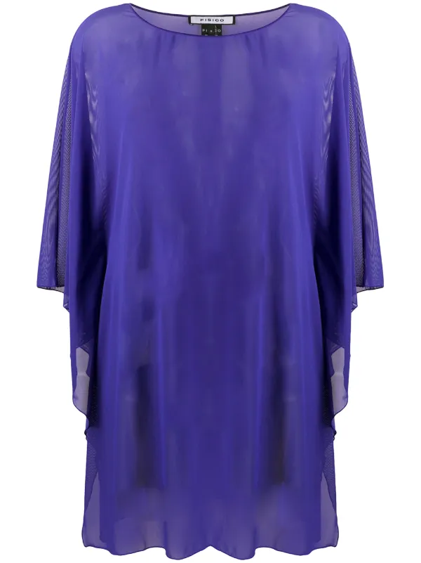 sheer tunic top