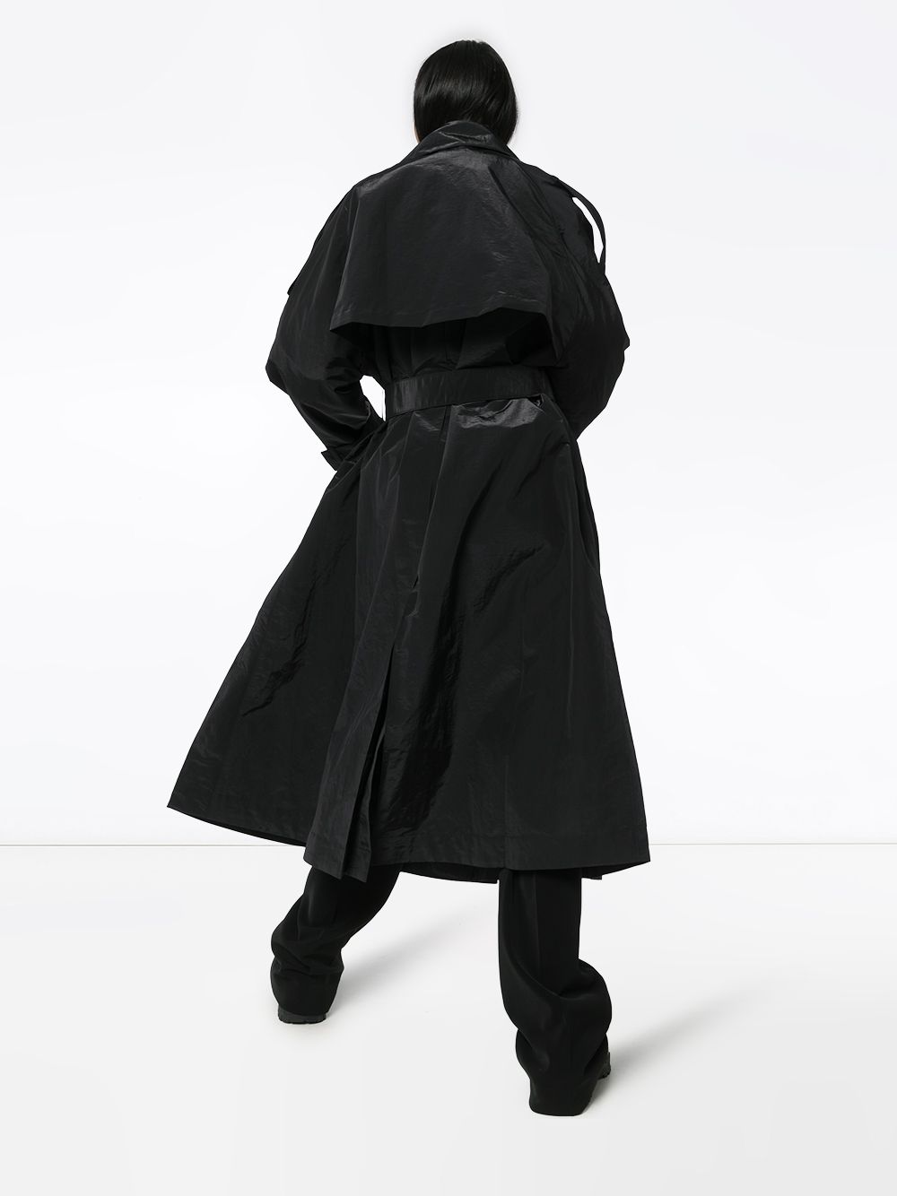 фото Y-3 crepe de chine trench coat