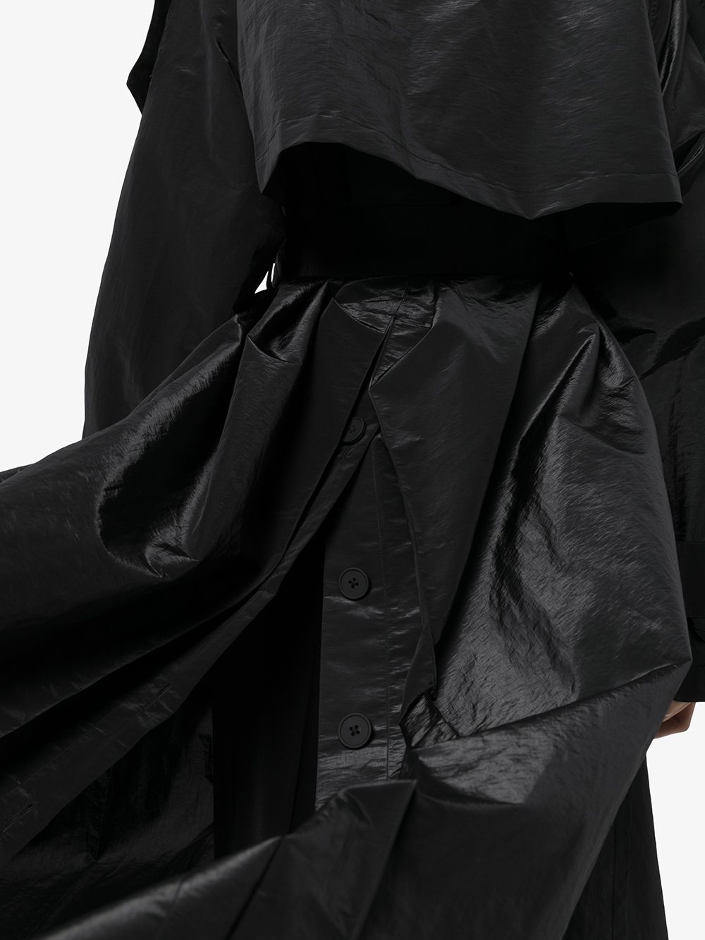 фото Y-3 crepe de chine trench coat