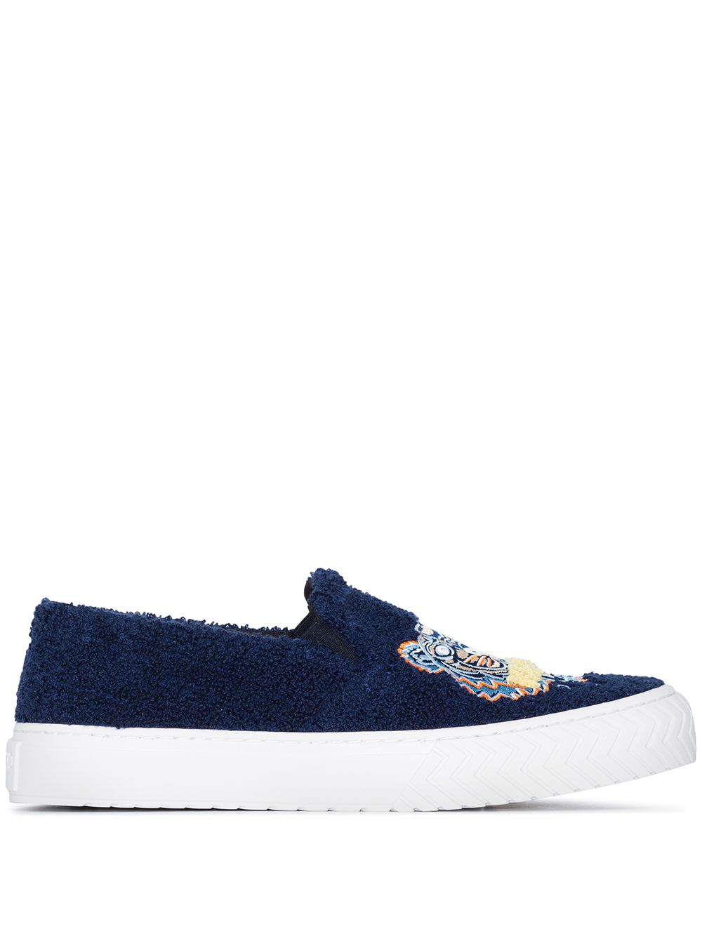 фото Kenzo navy k-skate leather sneakers