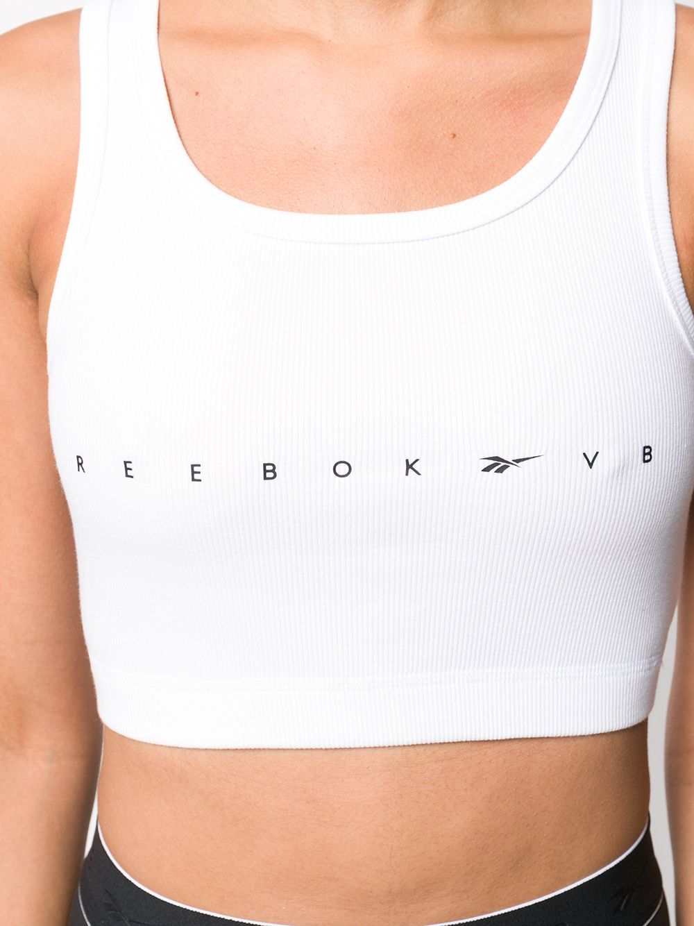 фото Reebok x victoria beckham ribbed crop top