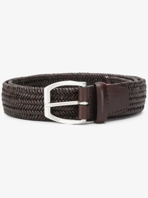 Orciani braided style buckled belt