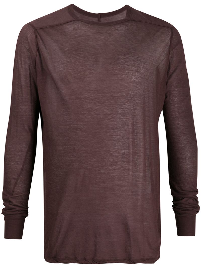 Rick Owens Fine Knit Jumper In Brown